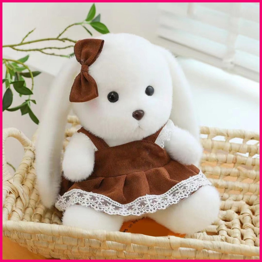 Rabbit Stuffed Animal Cute Plushie Stuffed Animal Plush Toys Brown ...