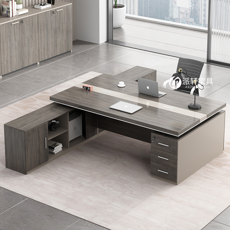 【FYS】Desk Two-Person Face-to-Face Simple Modern Manager Room Boss Table ...