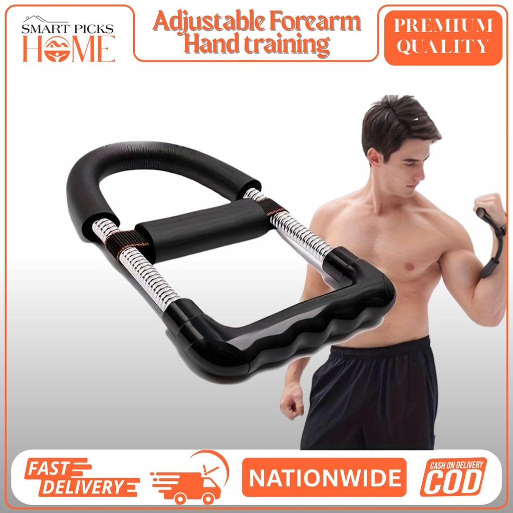 Smart Picks Home Wrist Training Device Adjustable Hand Grip Arm Trainer ...