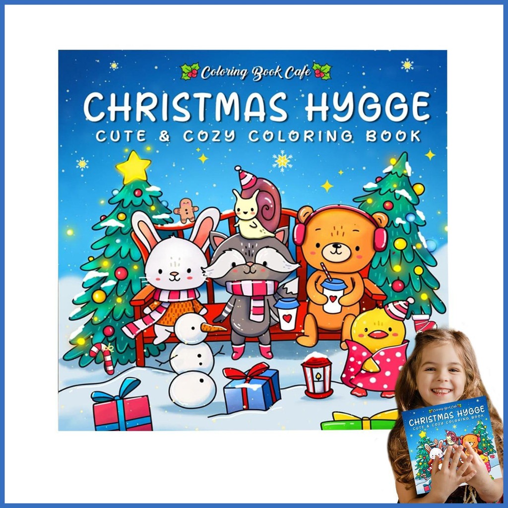 Christmas Vibes Coloring Book Christmas Kids Coloring Book Portable ...