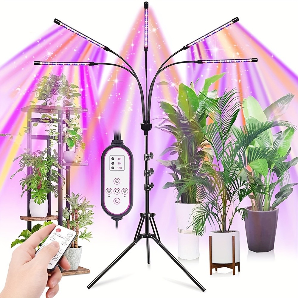 Led Dimmable Plant Growth Light with Remote Control, 5V USB with ...