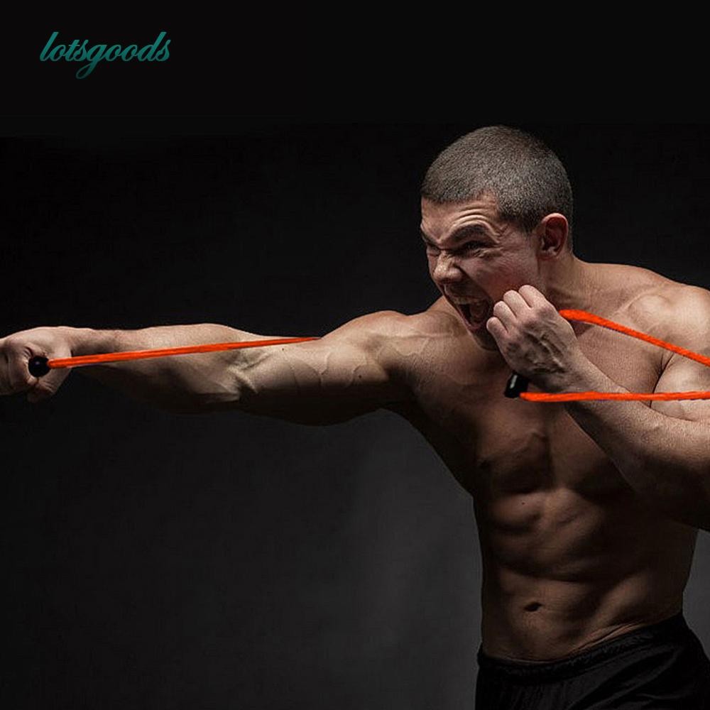 Boxing Resistance Band with Handles Figure 8 Exercise Elastic Band for ...