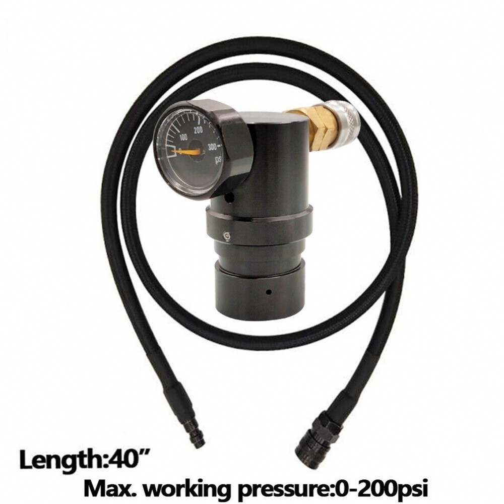 HPA Regler Für Airsoft & Paintball – Verstellbar 40–150 PSI, Mit Foster-Kupplung & Schlauch, Kompatibel Mit SLP-Tanks
