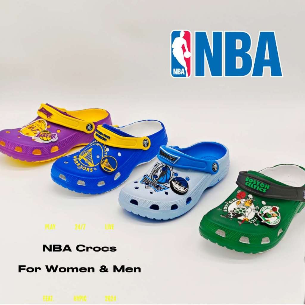 NBA Clogs High Quality Breathable Slide For Men and Women (Lowest Price ...