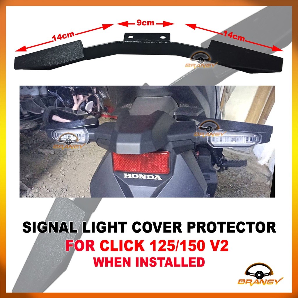 Honda Click 125 & 150 V2 / 160 Signal Light Protector Cover Guard ...
