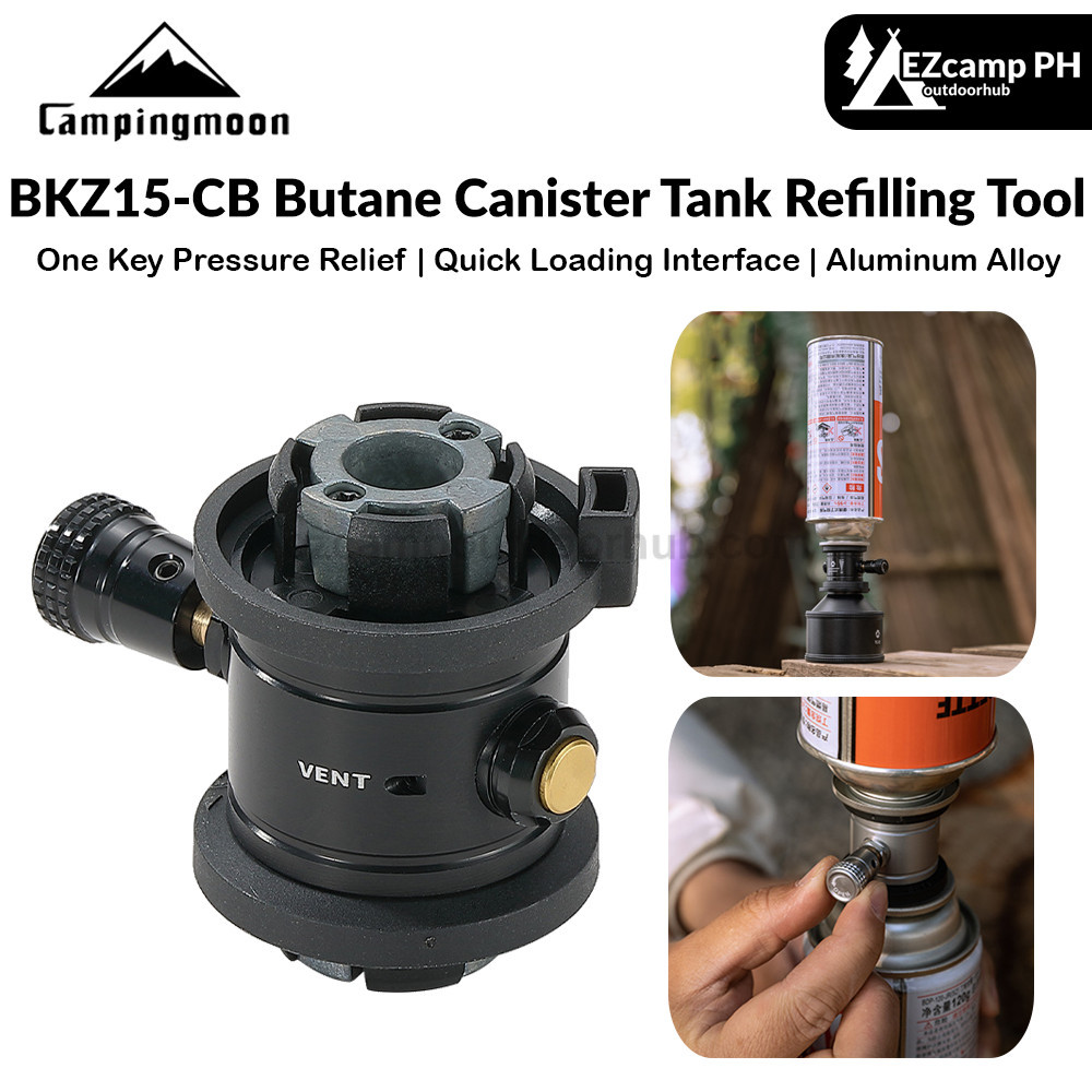 Campingmoon BKZ15-CB Butane Canister Tank Refilling Tool With Pressure ...