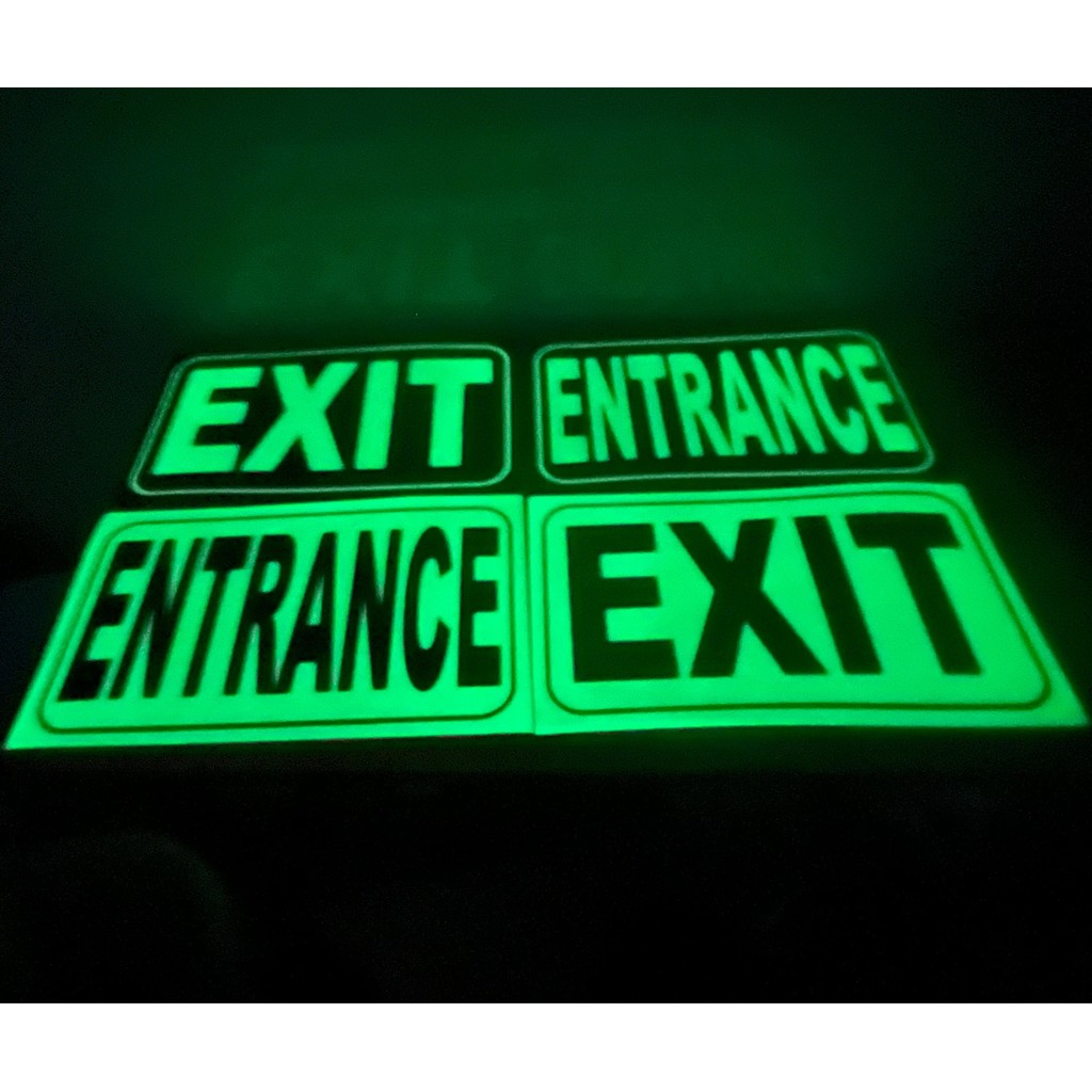 Shop entrance and exit sign for Sale on Shopee Philippines