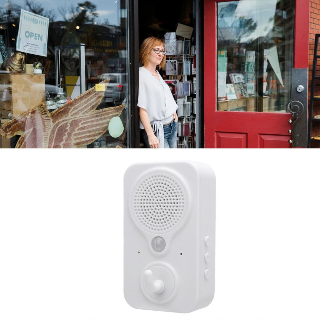 Skill Voice Prompt Doorbell Quick Alerts Power Efficient Adhesive ...