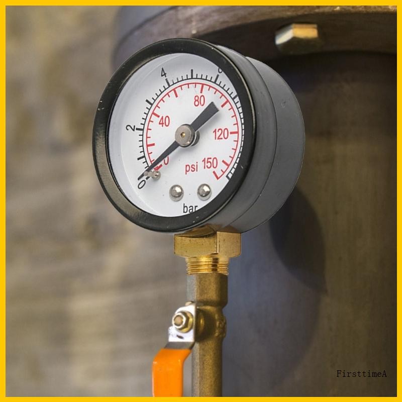 Fir 1 8 NPT Thread Filter Pressure Gauge Meter Manometer for Water ...