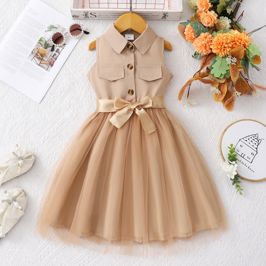 sachin and babi light blue dress Fashion Girls' Princess Dress with Mini Denim Jacket - Casual Party Outfit  @ Best Price Online