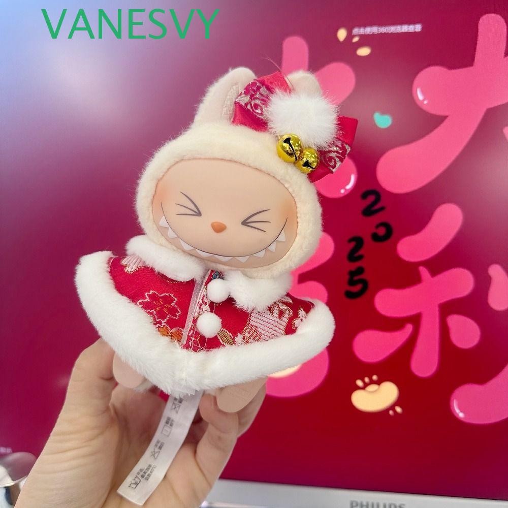 VANESVY 15cm Labubu Time Cloak Set, Embroidery Chinese Style Labubu ...