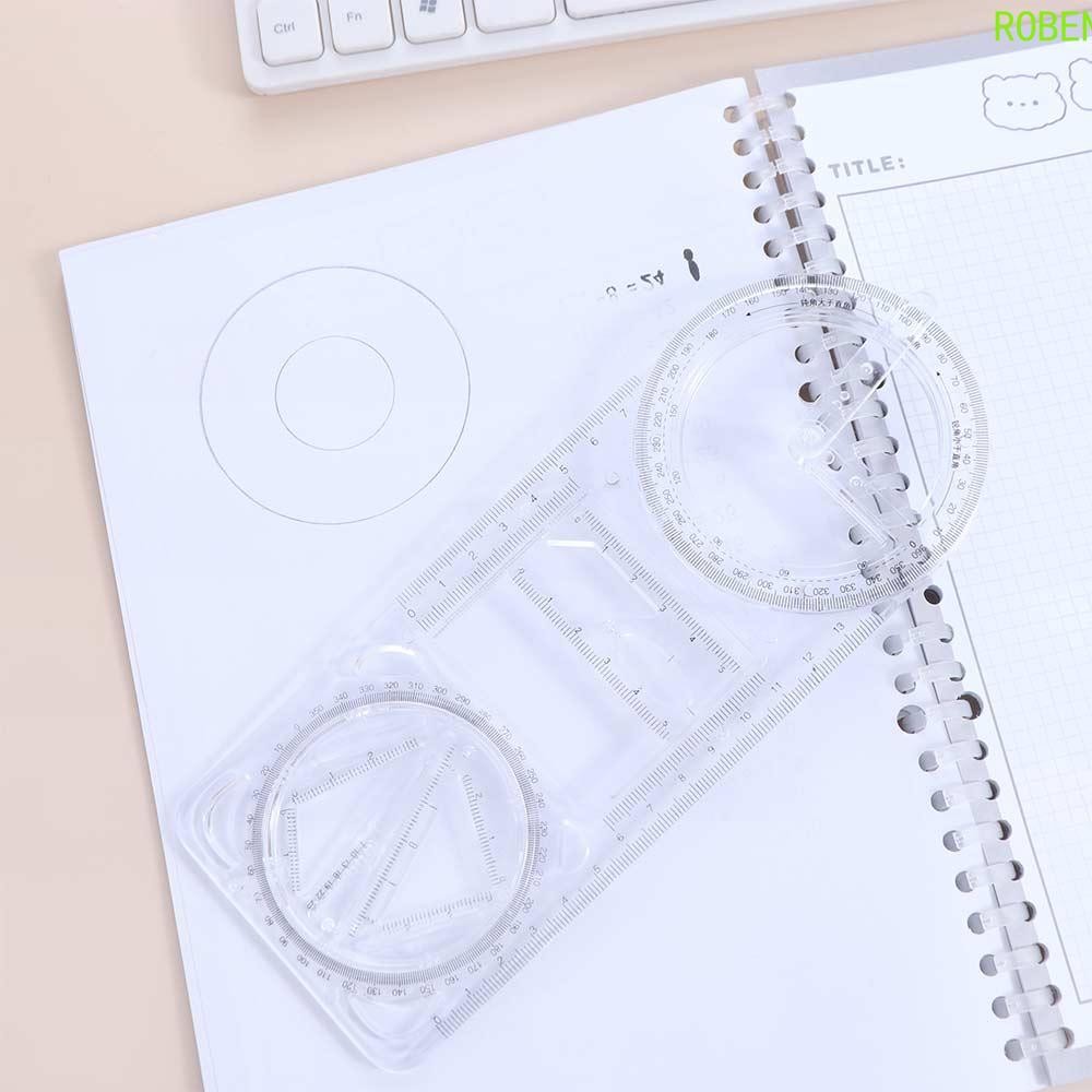 ROBEN Drawing Ruler, Activity Angle Multifunctional Geometry Ruler ...