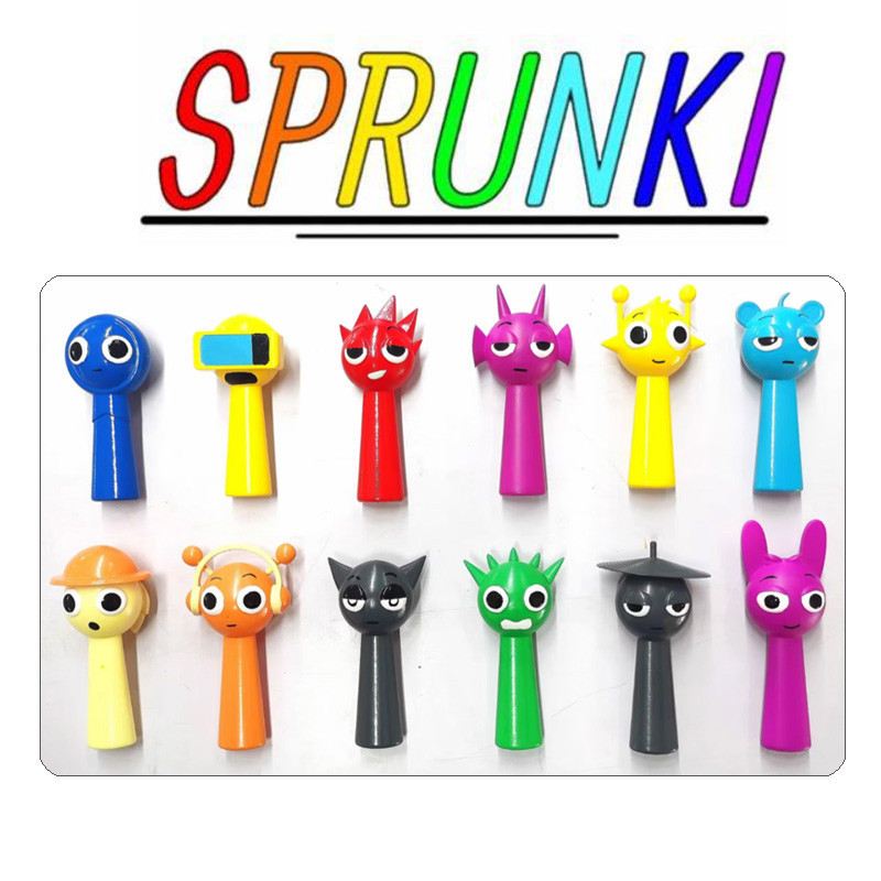 6-12 Pcs/Set Sprunki Toys Horror Incredibox Figure Model Sprunki Action ...