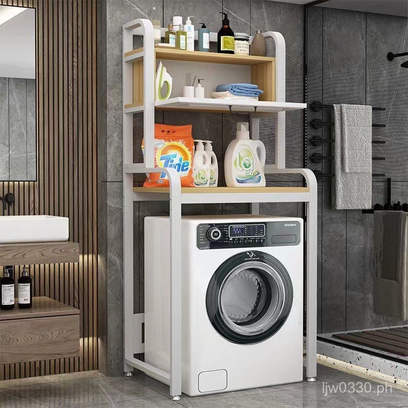 Multi-layer Storage Rack No Drilling Required Washing Machine Stand ...