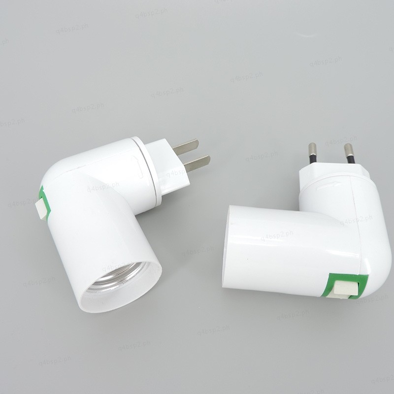 360 Degrees Rotation EU US Plug To E27 Screw adjustable Base light ...