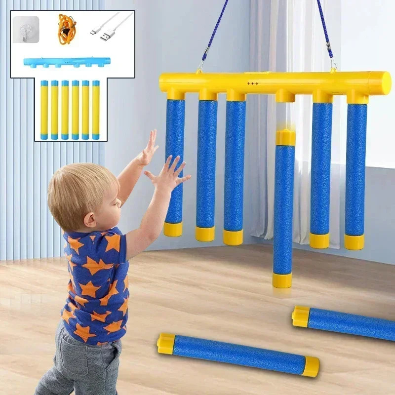 Fun Challenge Falling Sticks Game Set for Training Reaction Ability ...