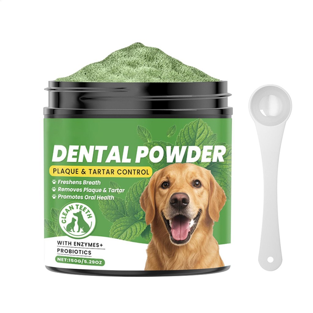 Dog Powder for Teeth Dog Tooth Powder Odor Remover Natural Ingredients ...