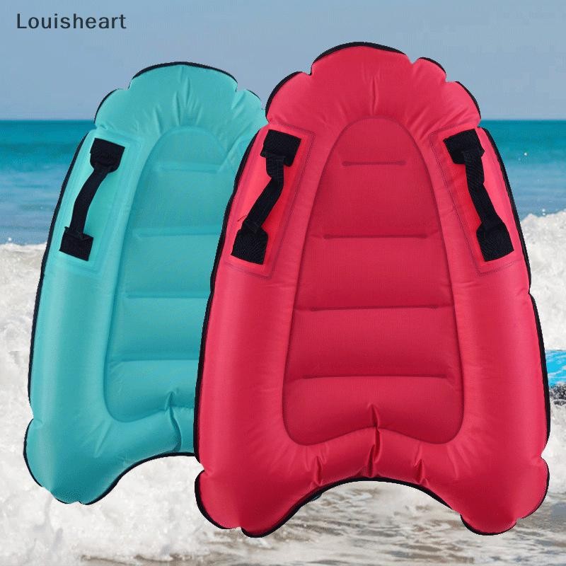 FunWater Inflatable Bodyboard With Leash & Hand Strap - Lightweight Surfboard For Kids & Adults