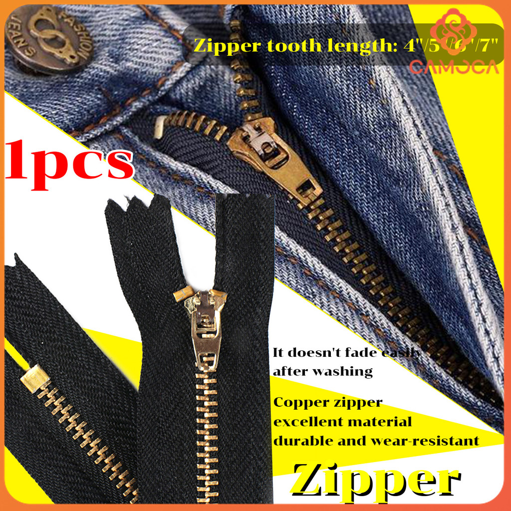 Cc Rugged Metal Zipper Teeth Length 4