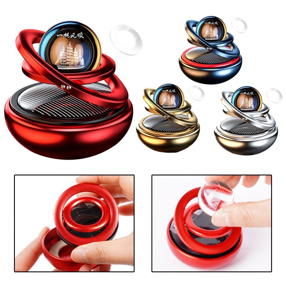 Sleek Design Rotating Aroma Diffuser for Cars Powered by Renewable ...