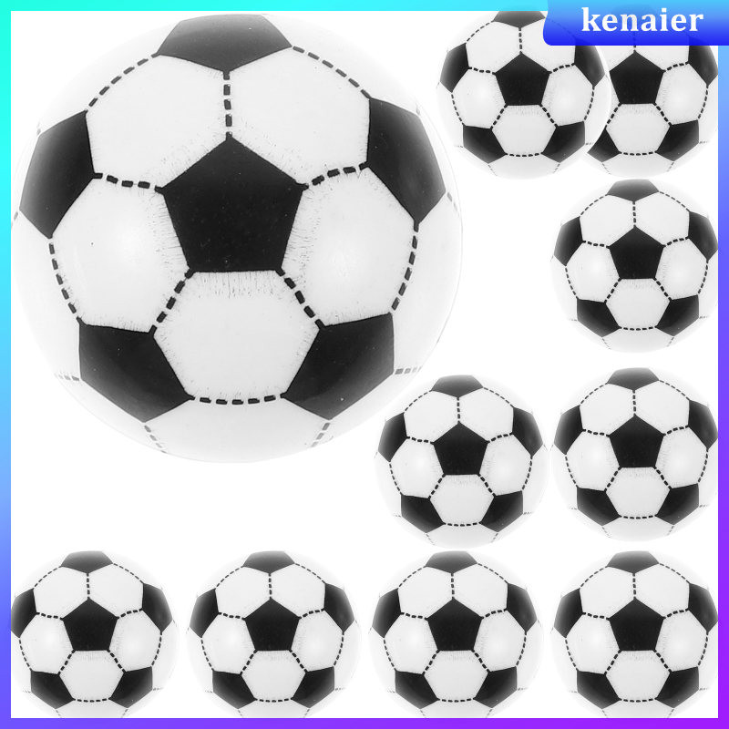 10 Pcs Injection Molded Small Football Table Soccer Desk Game Balls ...