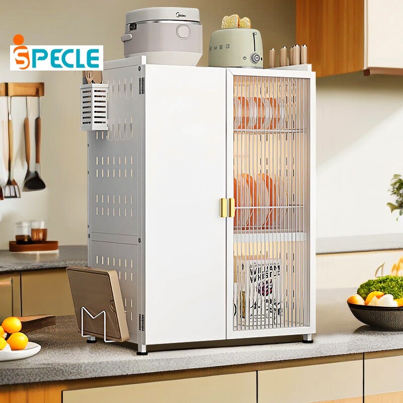 iSPECLE 2/3-Tier Dish Rack Kitchen Organizer Cabinet Metal Countertop ...