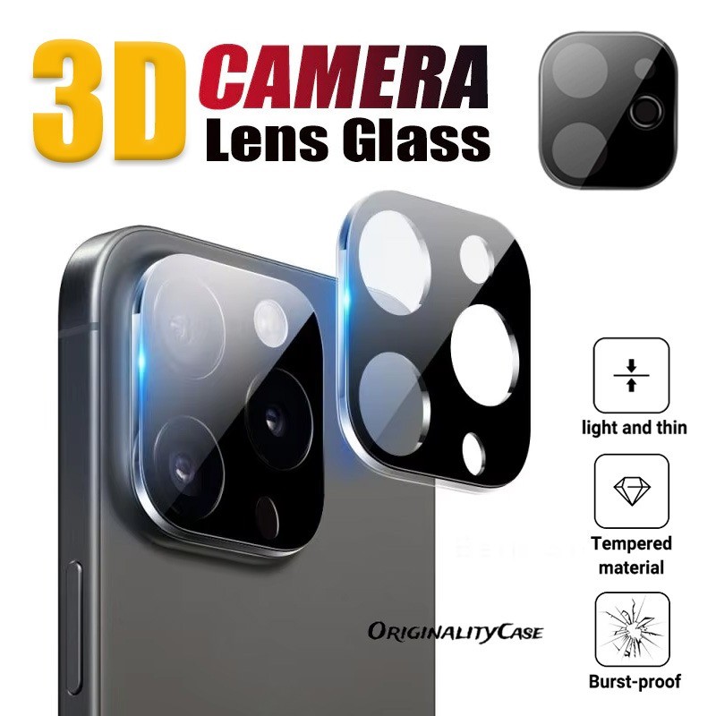 HD Full Cover Camera Lens Protector For iPhone 11 13 15 17 14 12 Pro ...
