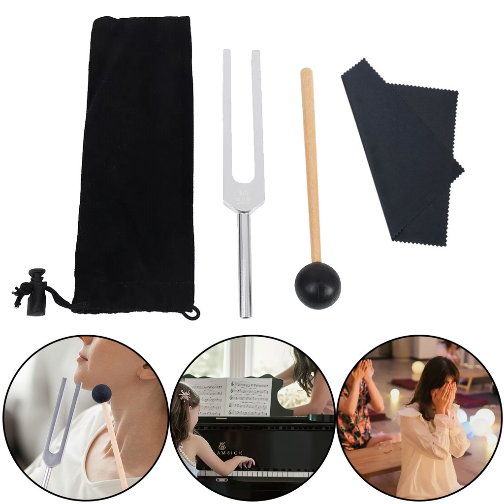 【Ilisland】Tuning Fork 528HZ Tuner with Mallet Set for DNA Repair ...