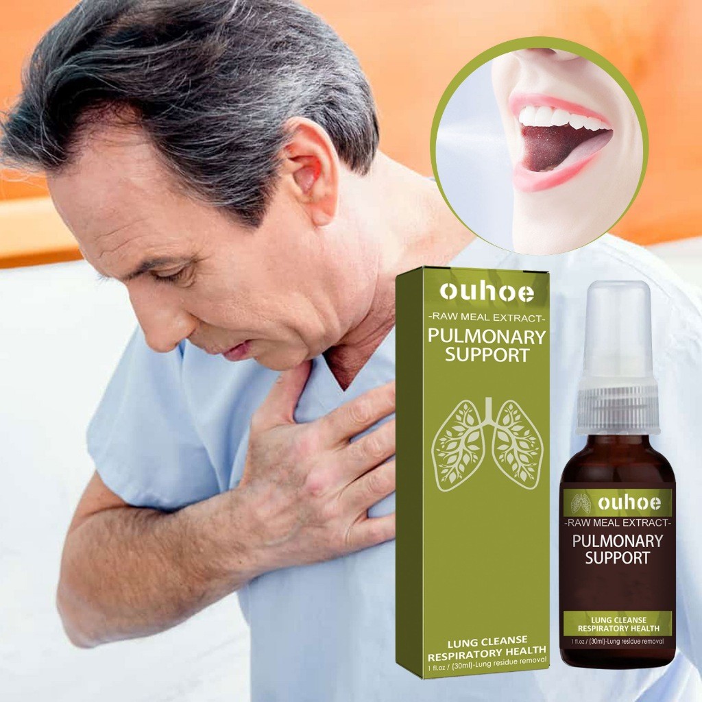 OUHOE Herbal Repair Spray 30ml Pulmonary Support Lung Detox Respiratory ...