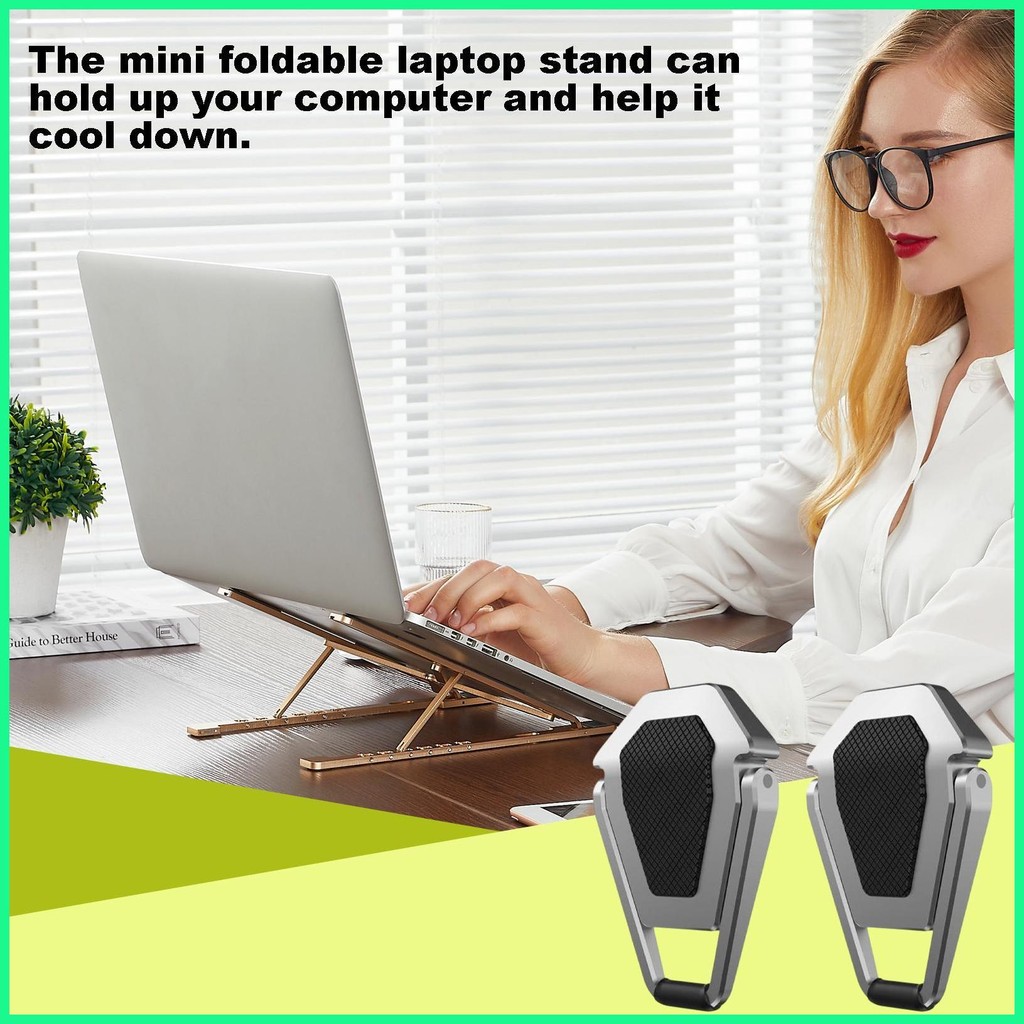Foldable Laptop Stand Cooling Desktop Laptop Stand Small Laptop Holder ...