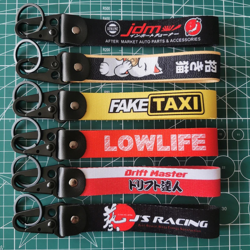 JDM Key Strap Keychain Key Ring Lanyard Tags Key Strap Tow Car ...
