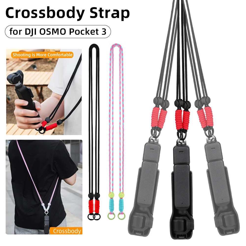Crossbody Neck Strap for DJI OSMO Pocket 4 Anti-lost w 1/4 Screw Camera ...