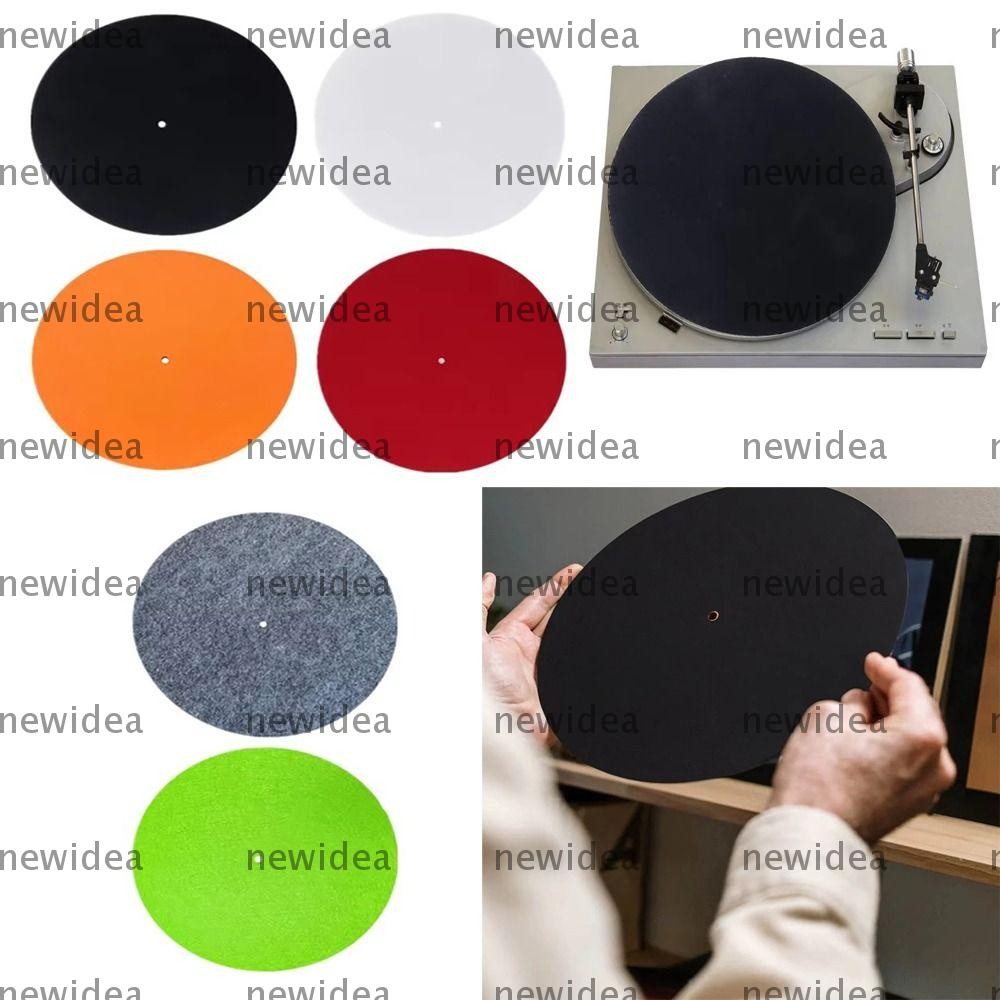 Slipmat Audiophile 3mm Felt Pour Platine Vinyle - Antistatique Et Anti-Vibration - Tourne-Disques