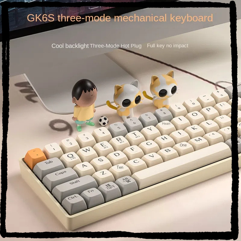 Wild Three-Mode Mechanical Keyboard Gaming Office Keyboard | Shopee ...