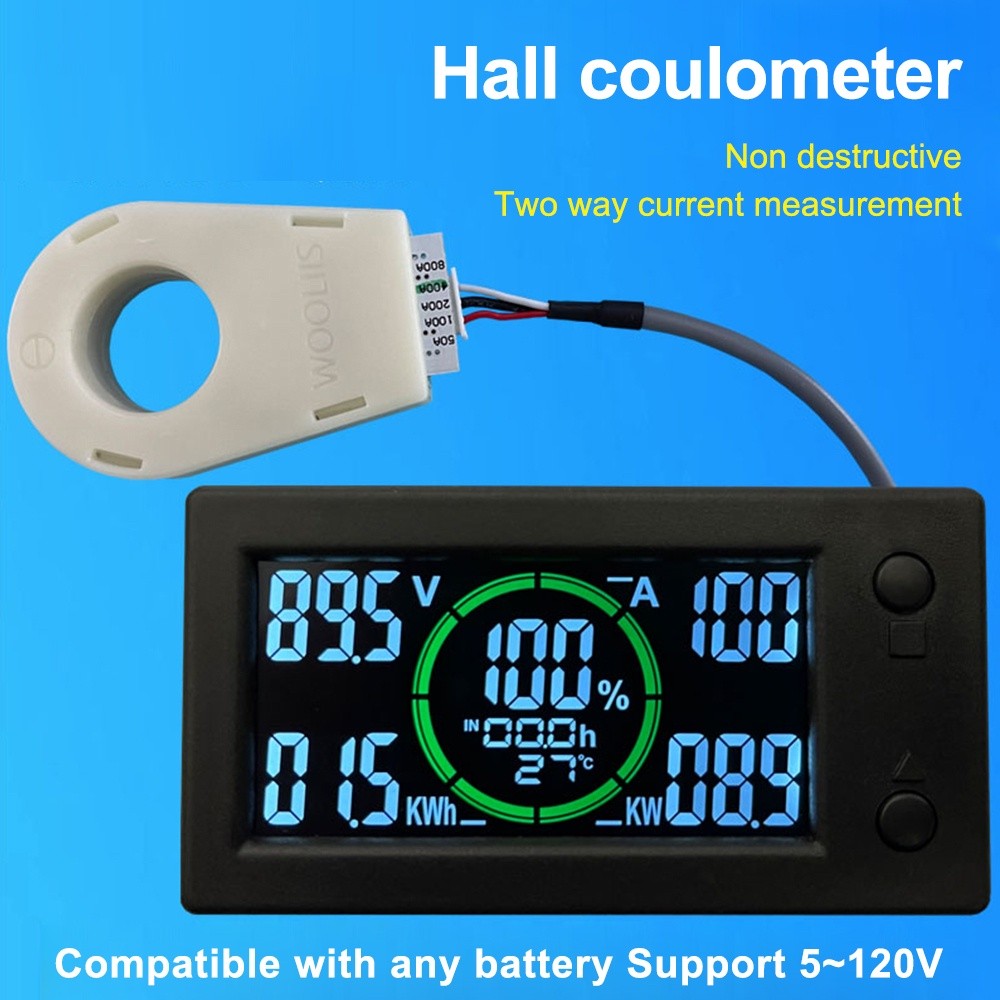 DC0-300V Current Voltage Meter Digital Mini Ammeter Voltmeter Gauge ...