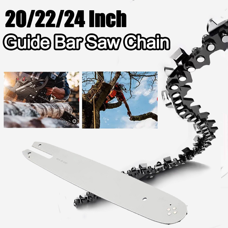 Chainsaw Chain Guide Bar 20/22/24 Inch Wear-resistant Easy To Install ...