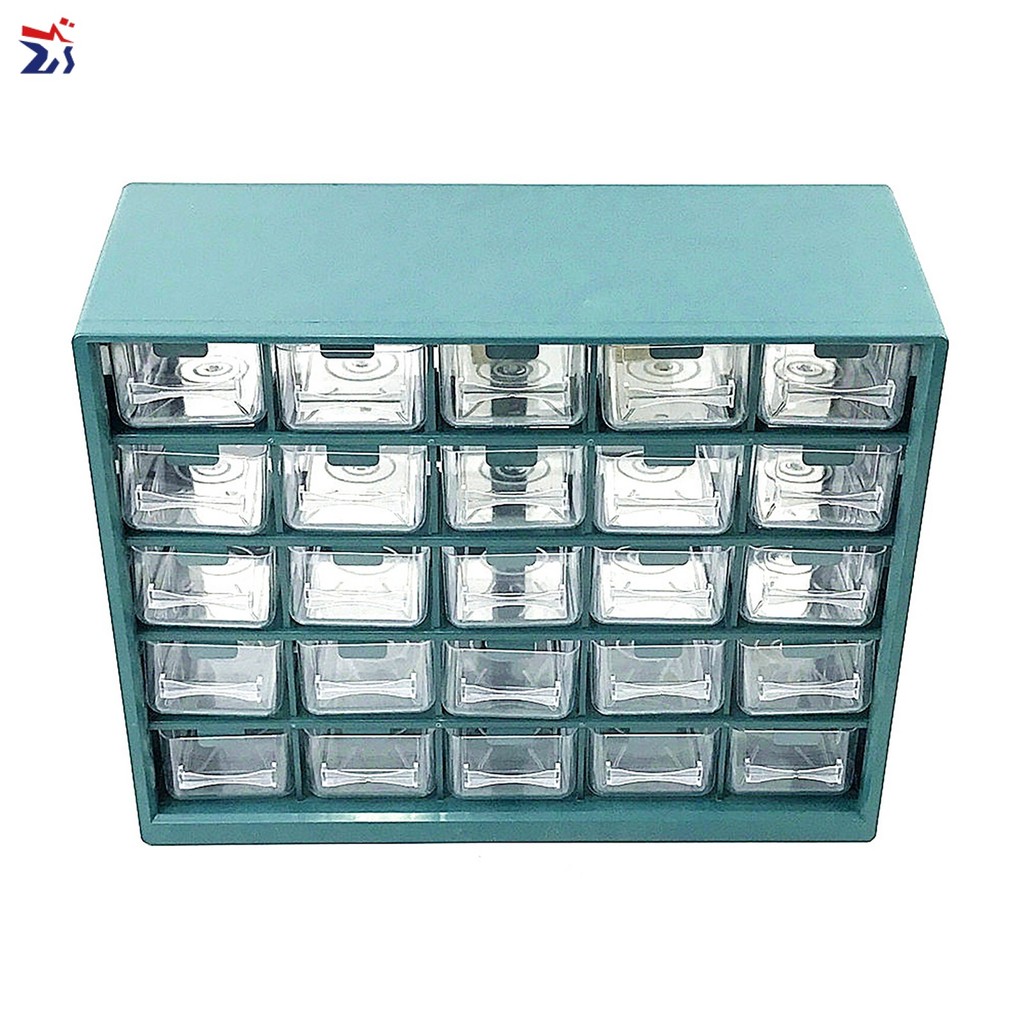 MZ 2 colors of high quality + in stock 25 compartment drawer parts box ...