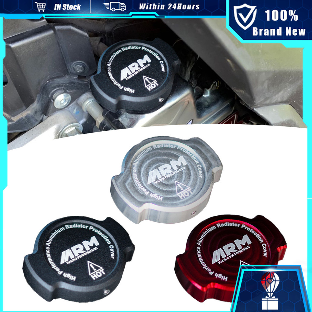 ARM Radiator Cap Cover FULL CNC NMAX AEROX PCX VARIO CBR Arm Universal ...