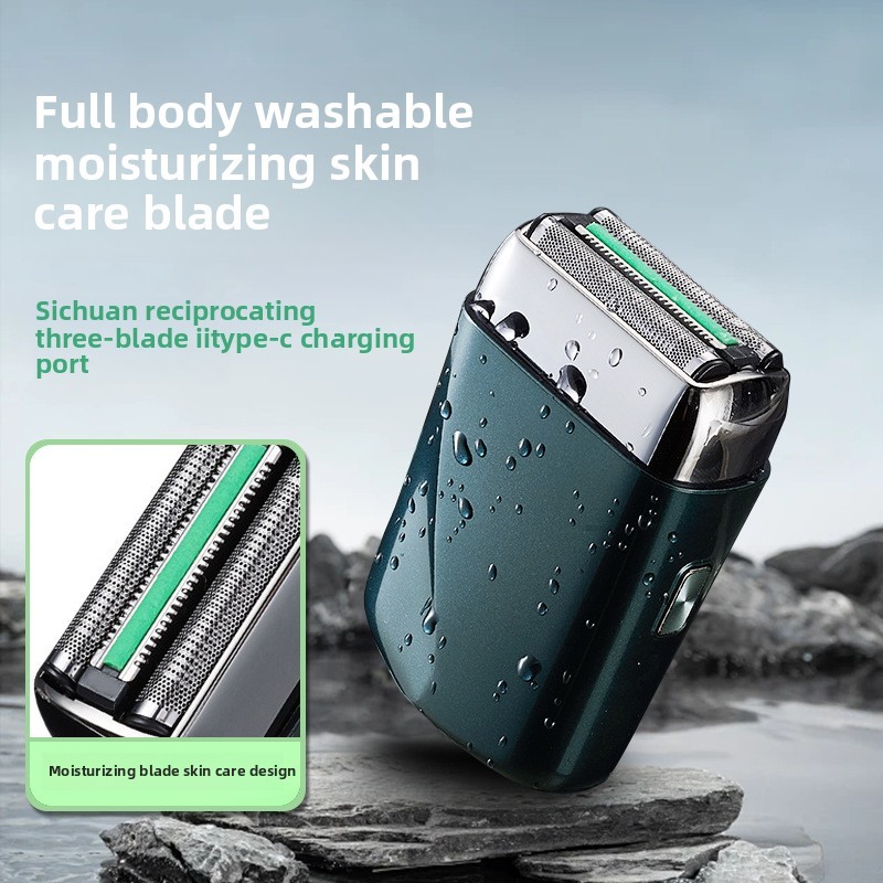 Shaver Electric Beard Shaver Reciprocating Full Body Washable Men's ...