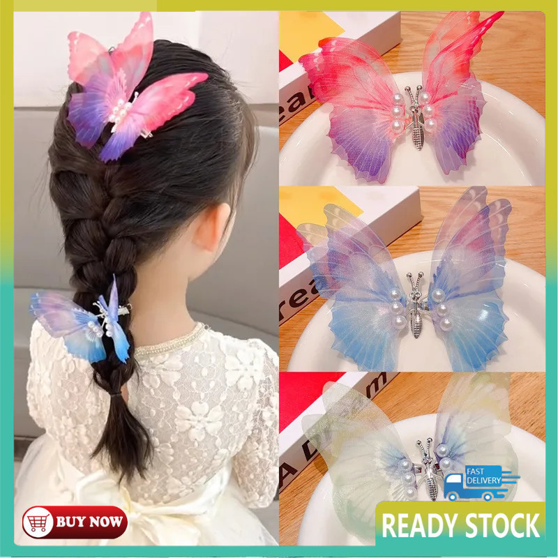 Kids Cute Hair Clips Moving Butterfly Baby Girl Children Hair Clips Hair  Accessories