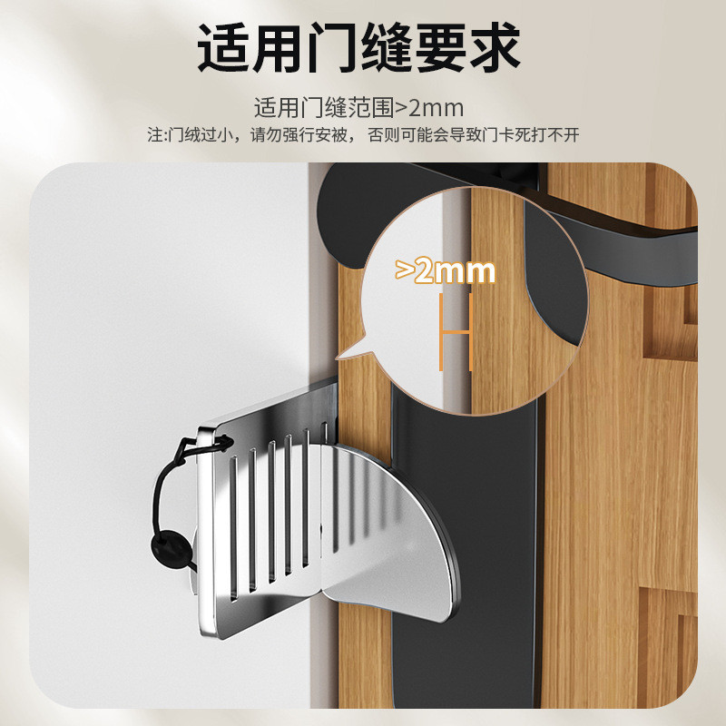 Door Blocker Door Blocker Handy Tool Anti-theft Security Door Stopper ...