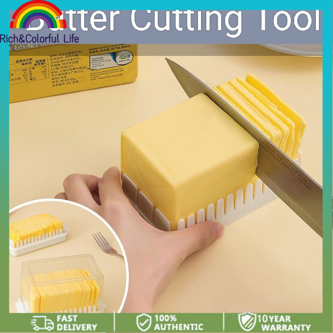Cheese Countertop Dish Storage Butter Tray Slicer Transparent Keeper ...