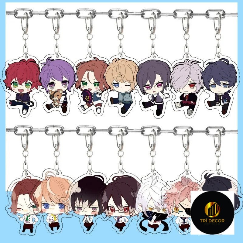 Acrylic keychain cartoon demon monster 6cm Acrylic keychain cosplay ...