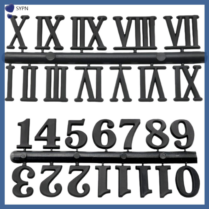 shaoyipin Wall Clock Digital Number Plate Clocks for Living Room Making ...