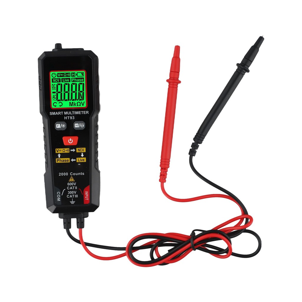 Smart Multimeter Back Light Bandwidth 40~1KHz High-Resolution LCD CAT ...