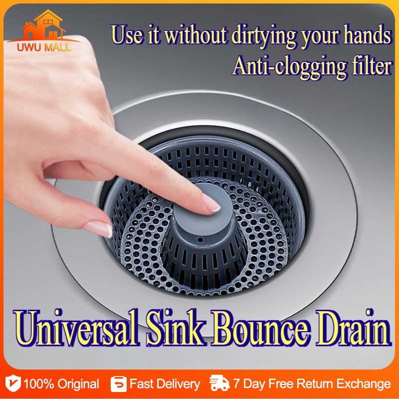 Kitchen sink filter spring core ABS washbasin anti-blocking launching ...