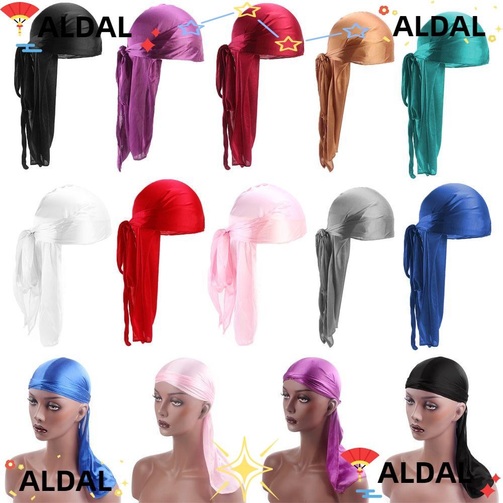ALDAL Pirate Hat, Pre-Tied Adjustable Silk Durag, Fashion Polyester ...