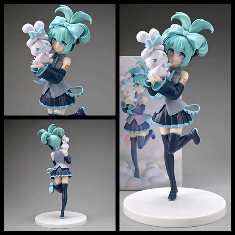 Anime Merchandise - Hatsune Miku, White Rabbit, Big Eared Dog, Standing ...
