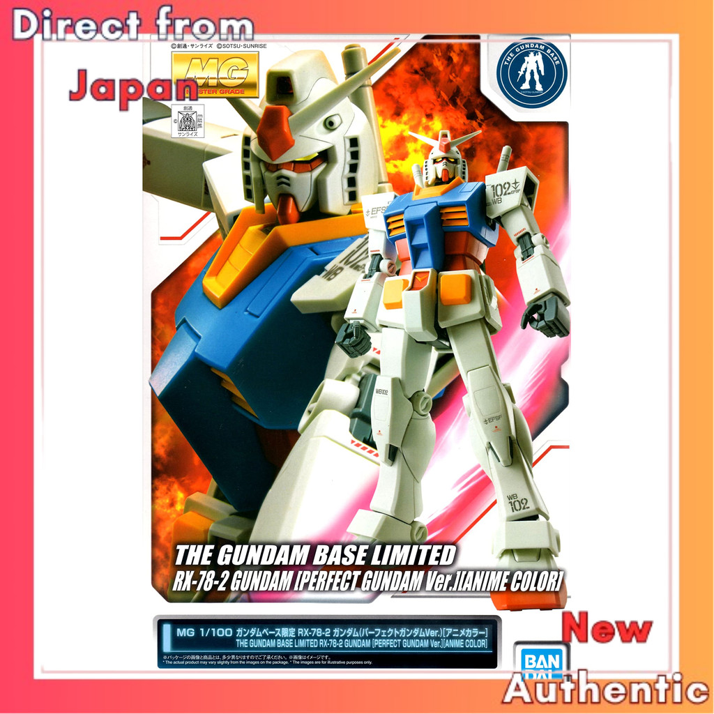 Bandai [gundam Base Limited] Mg 1 100 Rx-78-2 Gundam (perfect Gundam 