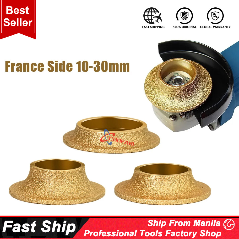 Brazing Diamonds Marble Edging Discs Angle Grinder Grinding Wheel 1/4 ...